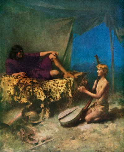 サウルとダビデ 作： William Ladd Taylor